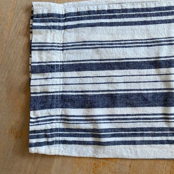 LAND ‘N SEA Wide Leg Striped Linen Blend Ankle Pants - Picture 8 of 11